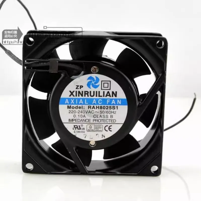 

New Cooler Fan for XINRUILIAN RAH8025S1 220/240V 0.10A 8025 XFAN Aluminum Cooling Fan 80*80*25mm