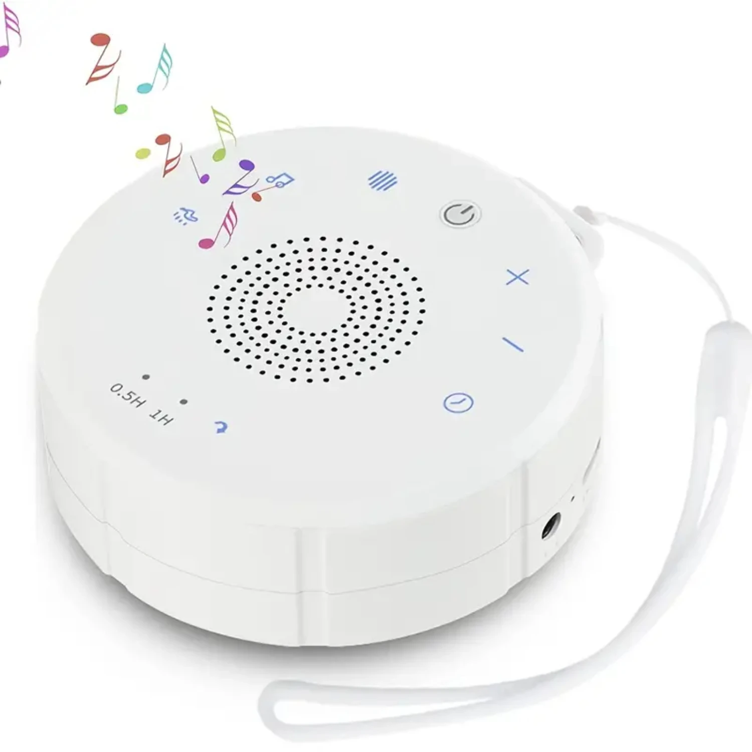 Enhance Your Sleep Quality Today with this Perfect Portable White Noise Machine Featuring 19 Natural Soothing Sounds, 3 Convenie