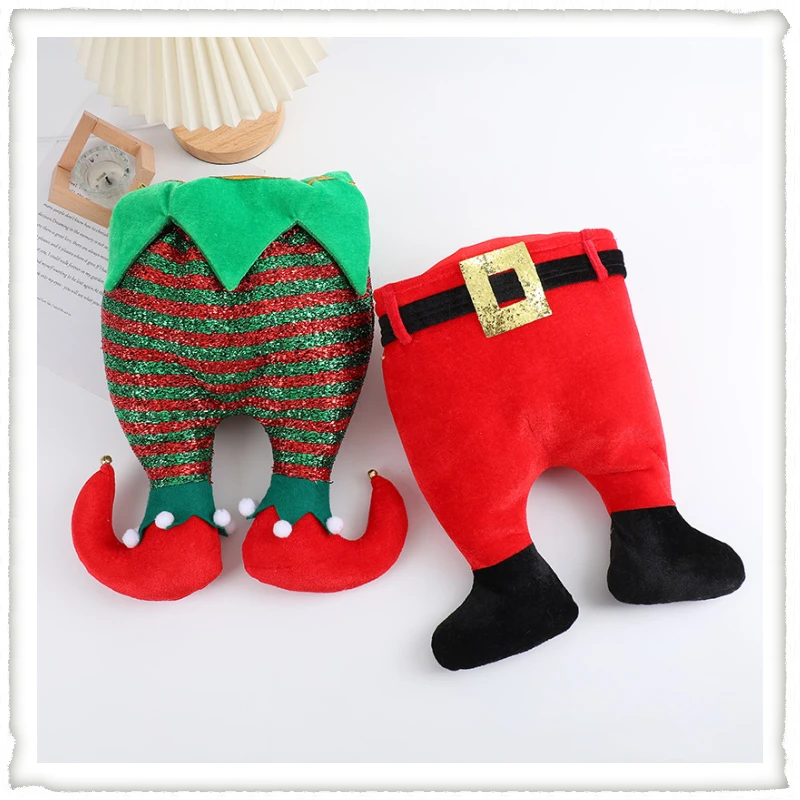 

New Anime Christmas Decorations Creative Funny Red Leg Hat Children Adult Christmas Hat Clown Hat Party Hat Holiday Gifts