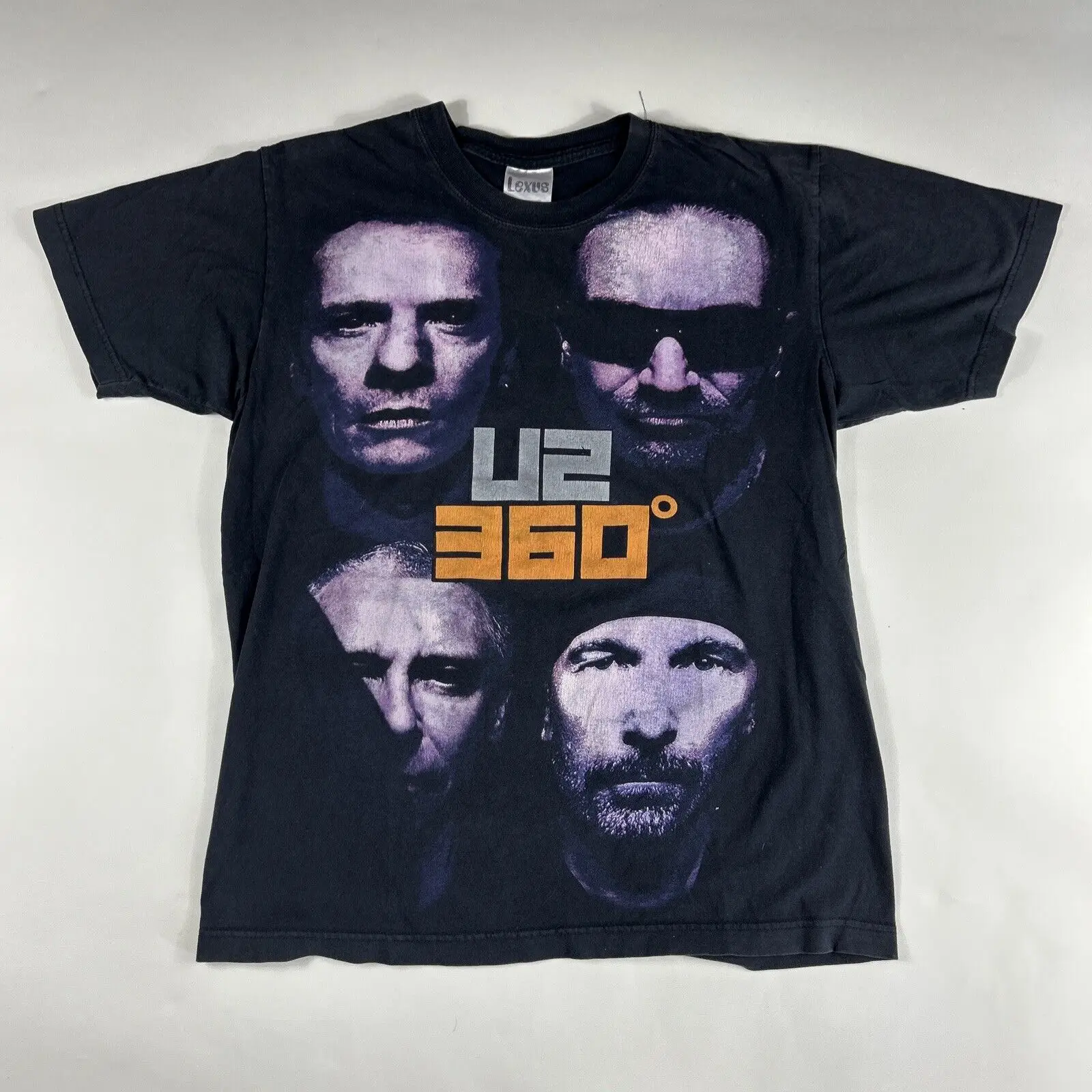 Camicia Vintage U2 360 Tour Stand Up To Rock Stars Taglia L
