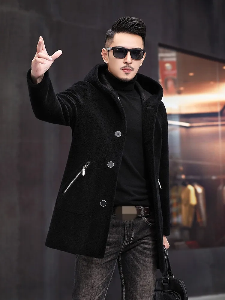 感謝価格 メンズレインコート キルティングウール ミディアムロングジャケット ビジネス カジュアル シングルブレスト ラージサイズ 5xl 大特価アウトレット Www Empirepavers Com