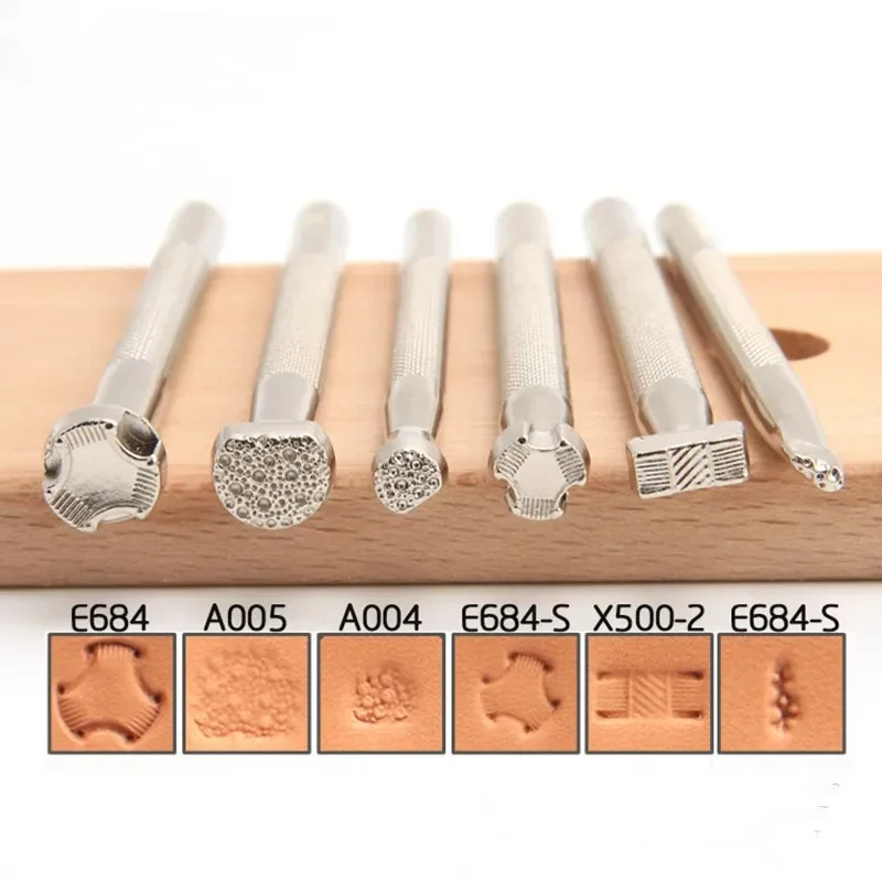 Metal Leather Working Saddle Making Tools Carving Leather Craft Stamps Stamping Solid DIY Printinting Craft Supplies Leather Tool Carving Tool Leather Stamp Punch
