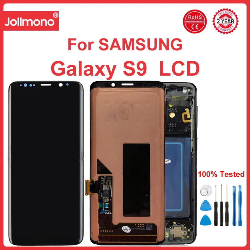 Sostituzione Dello Schermo Del Display S9 Plus, Per Samsung Galaxy S9 G960 / S9 Plus S9 + G965 Display Lcd Touch Screen Digitizer Assembly