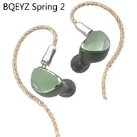 BQEYZ Spring 2 Triple Hybrid Driver 1BA 1DD 9 Piezoelectric Earphones HiFi Monitor Sports Earbud with 2.53.54.4mm Cable BQ3 P1 1