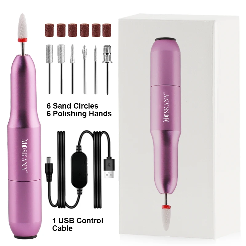 

Professional Electric Manicure Machine Stainless Steel Handle 2000RPM Nail Drill Handle Electric Manicure Drill Accessory Tool