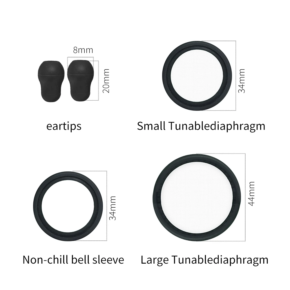 For 3M Littmann Stethoscope Replacement Kits Adult Pediatric Replacement Diaphragm Ear Accessories for Doctor Nurse Health Care medical stethoscope