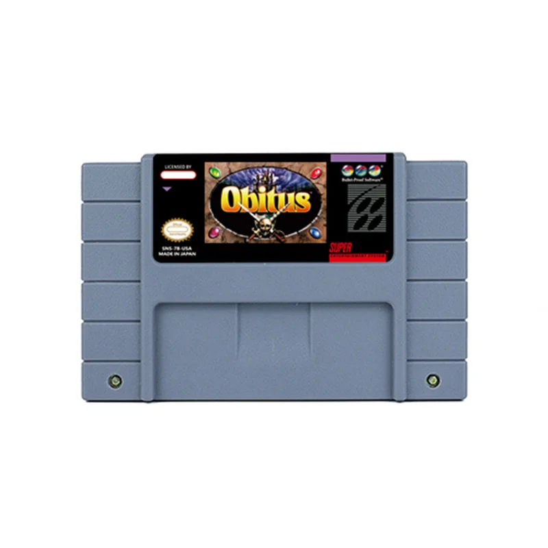 Obitus Rpg Game For Snes 16 Bitretro Cart Regalo Per Bambini