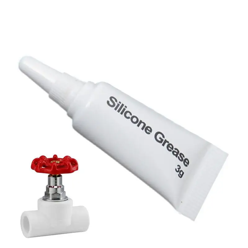 

Silicone Grease Tube Multipurpose Plumbers Grease Lubricant Sealant No Freeze Long-Lasting Lubrication And Grease For O Rings