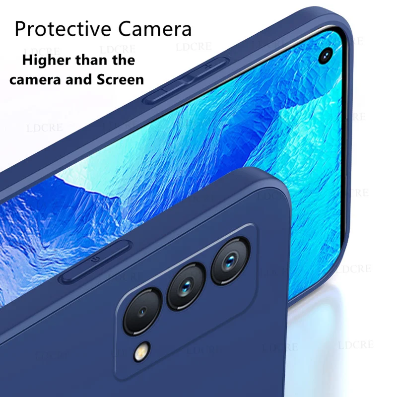 Sleek Liquid Silicone Square Phone Case - Premium Protection and Style