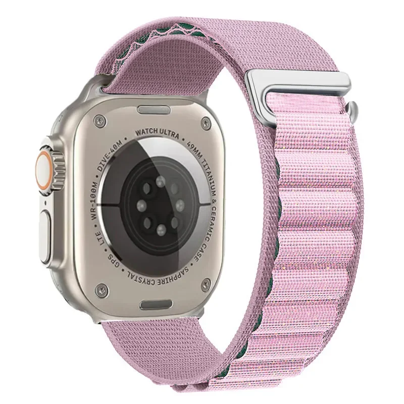 Premium Alpine Loop Nylon Sports Strap for Apple Watch - Versatile and Durable Bracelet Belt