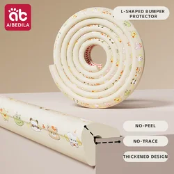 Cute Cartoon Baby Corner Protector - Child Safety Edge & Corner Bumper Strip (Beige - A - 2m)