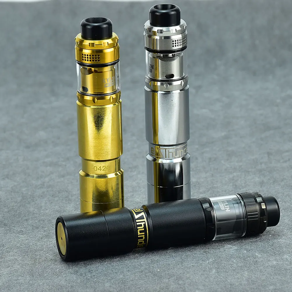 

Elthunder mod kylin mini v2 rta tank 24mm Rebuildable Tank Atomizer rta tank vape mod FIT 18650 Battery mechanical mod