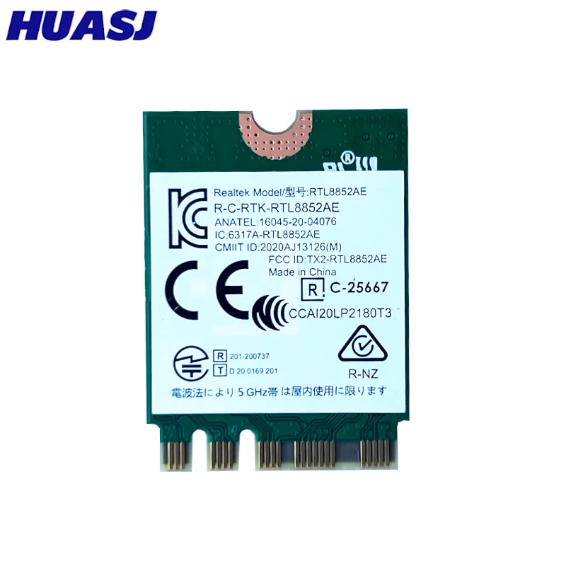 RTL8852AE RTL8852 Wifi 6 2.4G 5G 802.11AC/AX 무선 모듈 MU-MIMO 네트워크 카드 Bluetooth 5.2 for Win 10/11