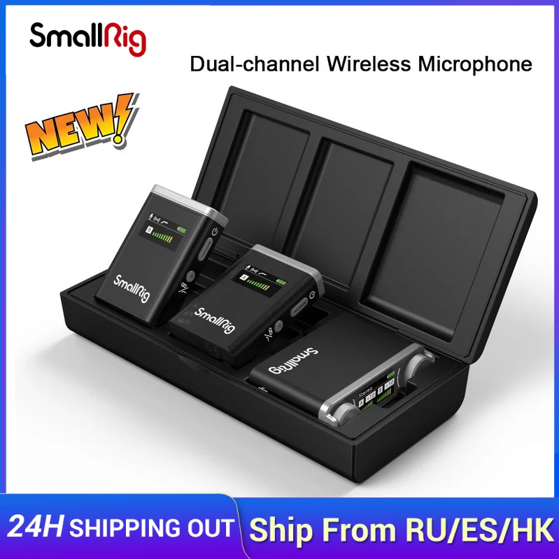 Smallrig Wireless Microphone For Iphone Cameras Wireless Lavalier Mic