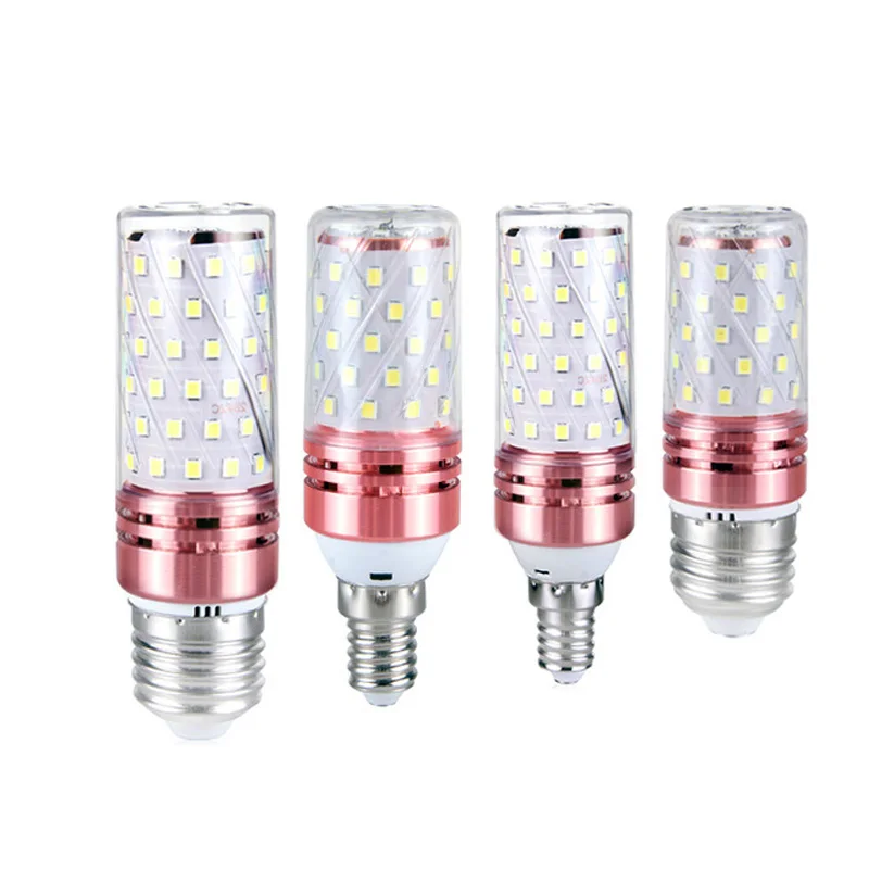 

Светодиодная лампа-кукуруза E14 E27 SMD2835, 10 шт./лот, 12 Вт, 16 Вт, светодиодный прожектор, 110 В, 220 В, лампа для украшения дома, 360 градусов, точечный светильник