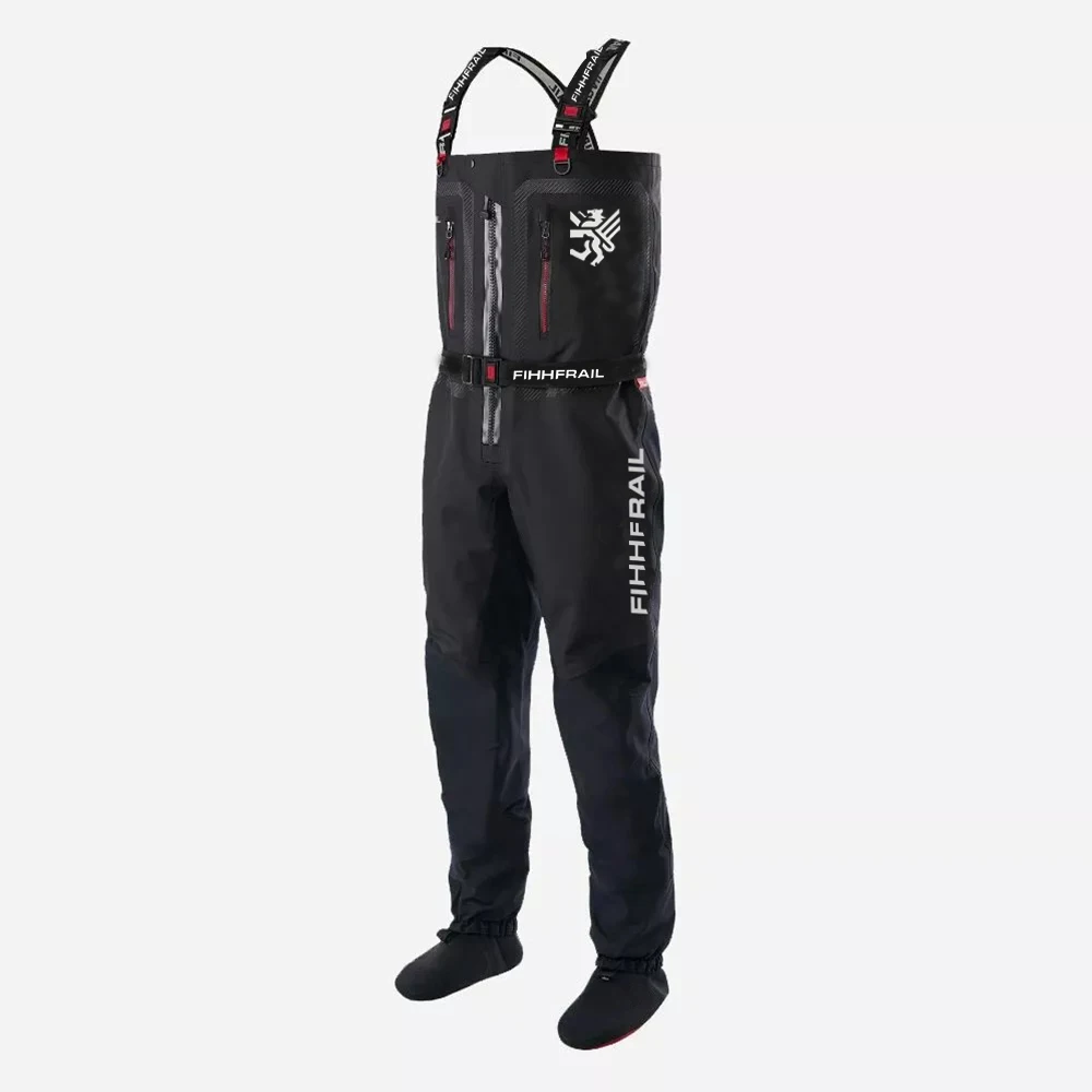 HARD-TEX TEX&reg; Waterproof Fly Fishing Chest Waders Stocking Foot River Hunting ATV Kayak Men's Wader Pants