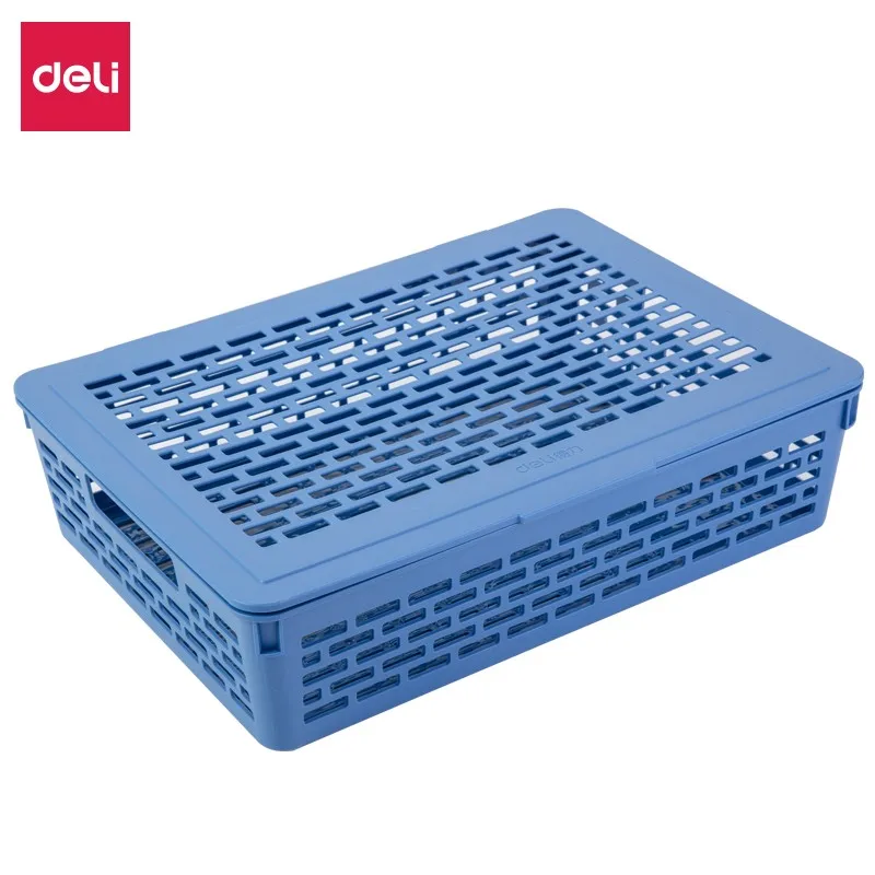 

Deli File Basket File Bin Organizer with Open Mesh Material for Desktop Office Supplies