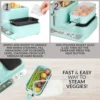 NEW Classic Retro 3-in-1 Breakfast Station, 2-Wide Slot Toaster With Adjustable Toasting Control, Non-Stick Griddle 4