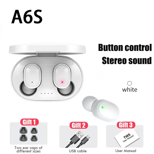 Wireless Bluetooth 5.0 Waterproof HiFi Sport Earbuds with Noise Reduction