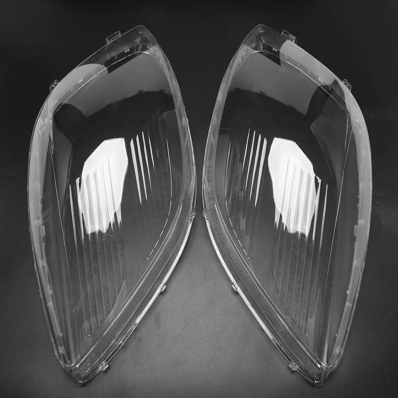 2Pcs Car Left and Right Side Headlight Clear Lens Lamp Shade Shell Cover for Toyota Yaris 2008 2009 2010 2011 5 2Pcs Car Left and Right Side Headlight Clear Lens Lamp Shade Shell Cover for Toyota Yaris 2008 2009 2010 2011 5