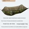 Automatic Quick Open Pole Outdoor Hammock Swing with Mosquito Net for Camping Anti-flip Double/Single Bed Outdoor Hammock Swing 6