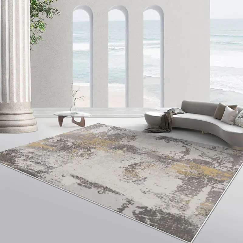 Thickened short plush carpets for living room Decoration bedroom carpet Nordic large area floor mats Lounge Rug Densified Plush 4