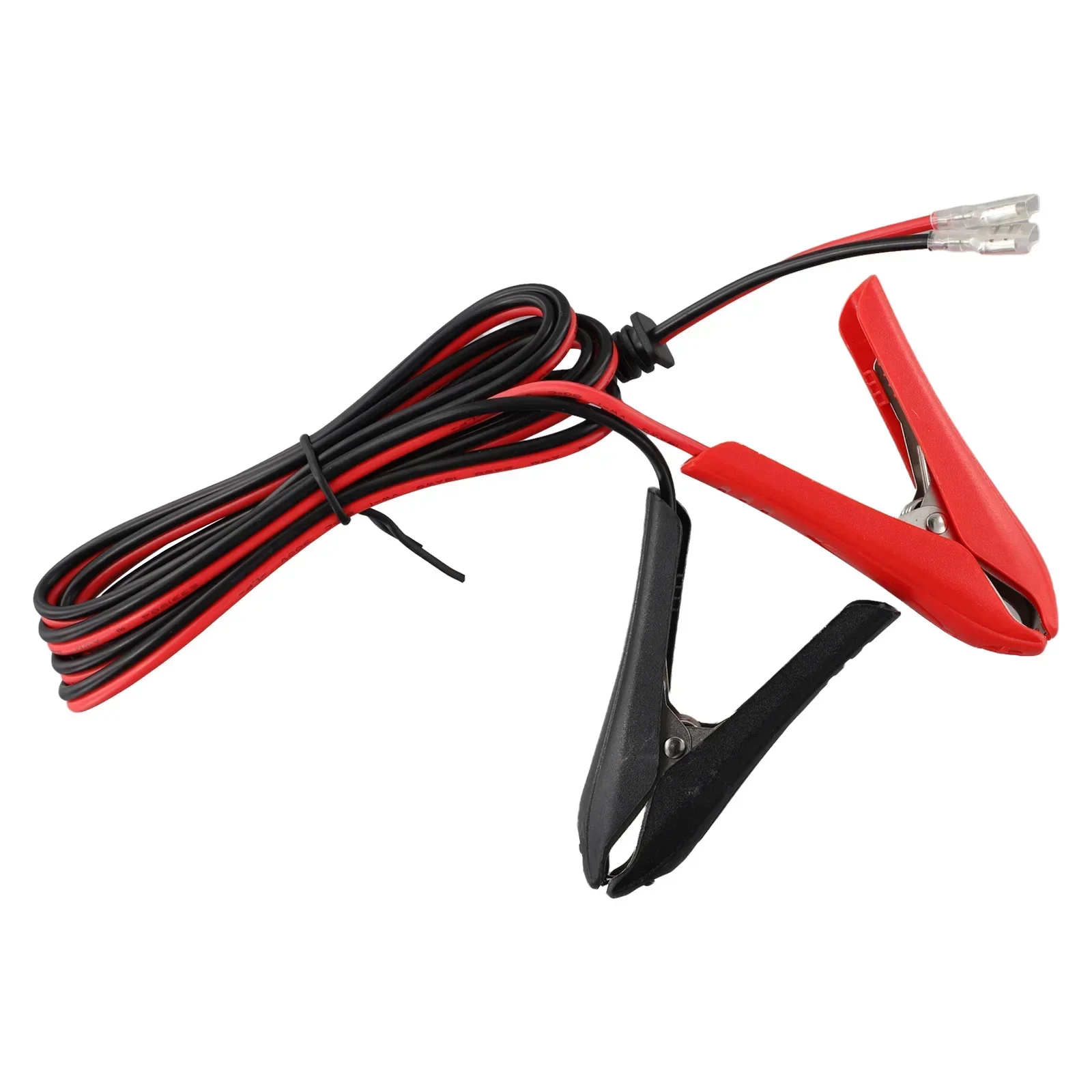 12V 1.8m 18AWG Crimp Lock Terminal Extension Car Battery To For Alligator Clips Cable For Car Boat Battery Charging Accessories