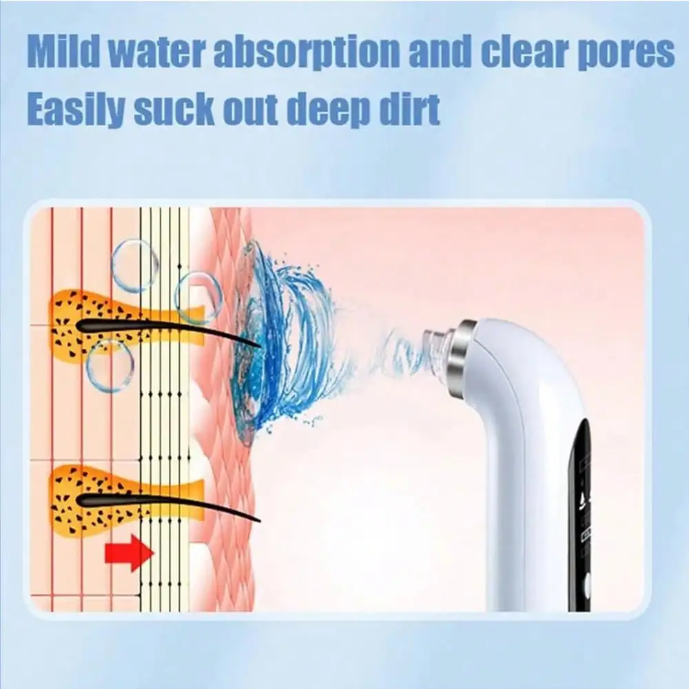 Blackhead Remover Pore Vacuum Facial Cleaner Electric Acne Remover Blackhead USB Charging