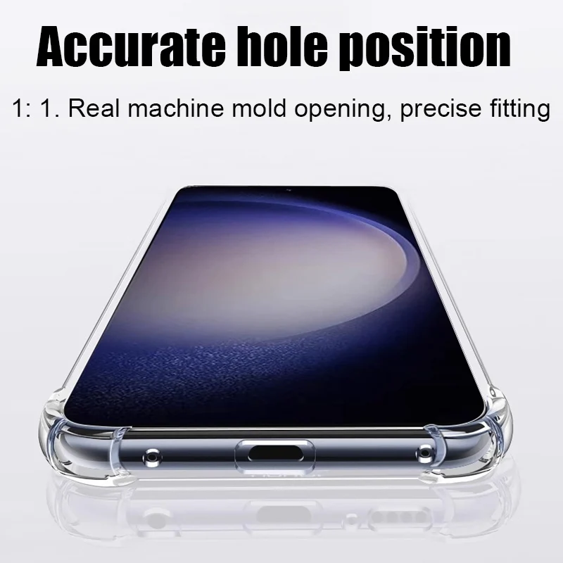 Clear Silicone Soft Phone Case - Sleek and Protective Cover