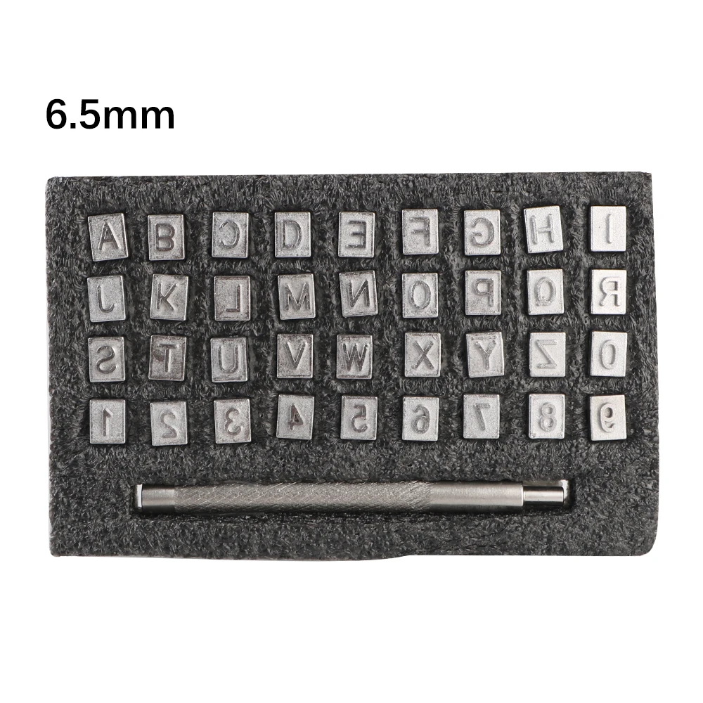 Metal Alphabet Number Leather Letters Stamping kit Stamp Punch Tools 37Pcs Leather embossed Tools automatic punch tool,punch tool
