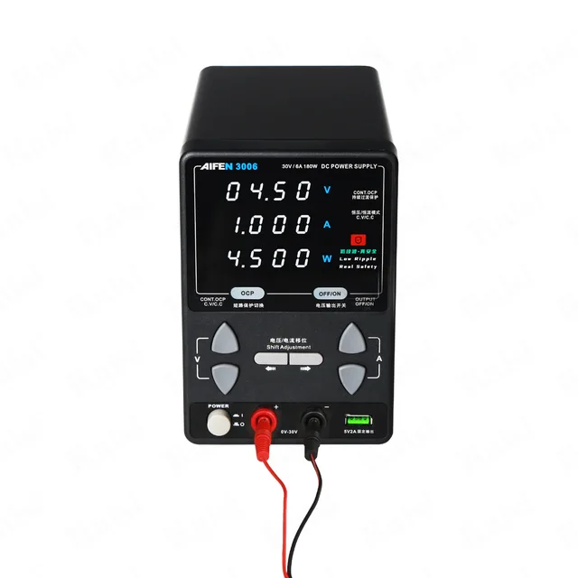 AIFEN 3006 30V 6A 180W DC แหล่งจ่ายไฟห้องปฏิบัติการ Power Supply110/220V สําหรับ Electron ซ่อม 1