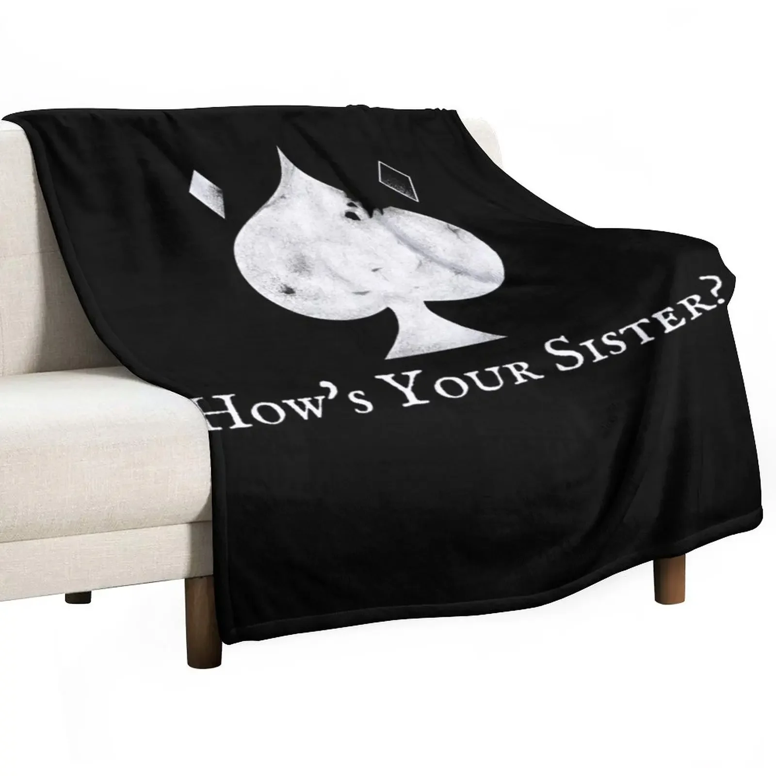 

Ace of Spades Throw Blanket Multi-Purpose Decorative Sofa Hairys Blankets
