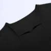 Boys Medieval Dress Shirt For Kids Medieval Ruffled Long Sleeves Cotton O-Neck T Shirts Children 5