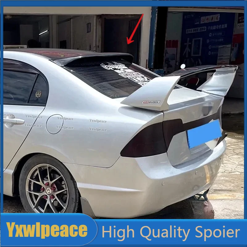 

For Honda Civic 2006 2007 2008 2009 2010 2011 Spoiler ABS Glossy Black Rear Window Roof Spoiler Body Kit Accessories