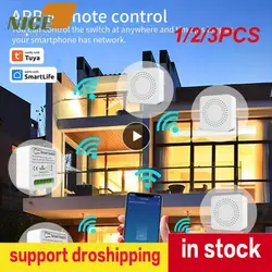 1/2/3PCS MiNi WiFi Smart Switch Cozylife App Remote Control Timer Home Improvement 2 way Relay Work with Home Aleax