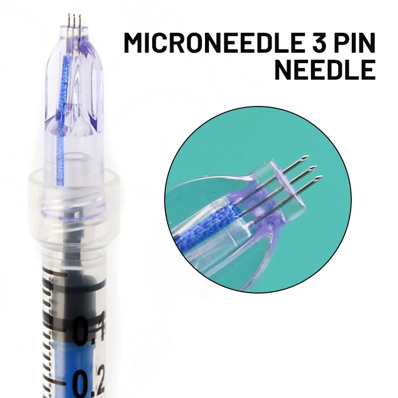 Microneedling Derma Pen 3Pins 34G Needle for Mesotherapy
