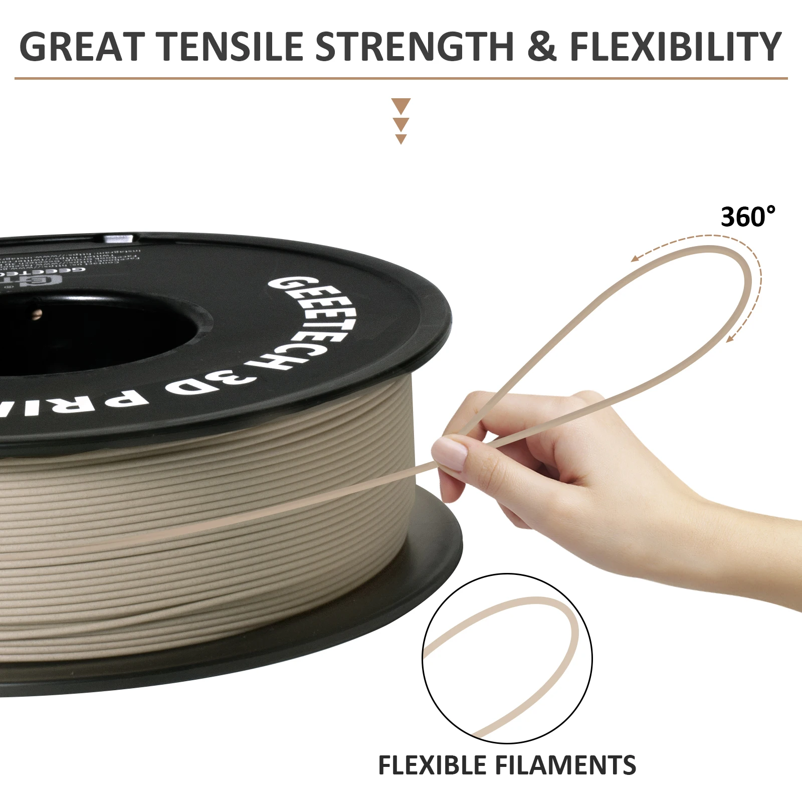 3d printing filament Geeetech Wood PLA 1kg 1.75mm Filament 3d Print wire Vacuum Packaging Local Warehouses Colorful Plastic for FDM 3D printer