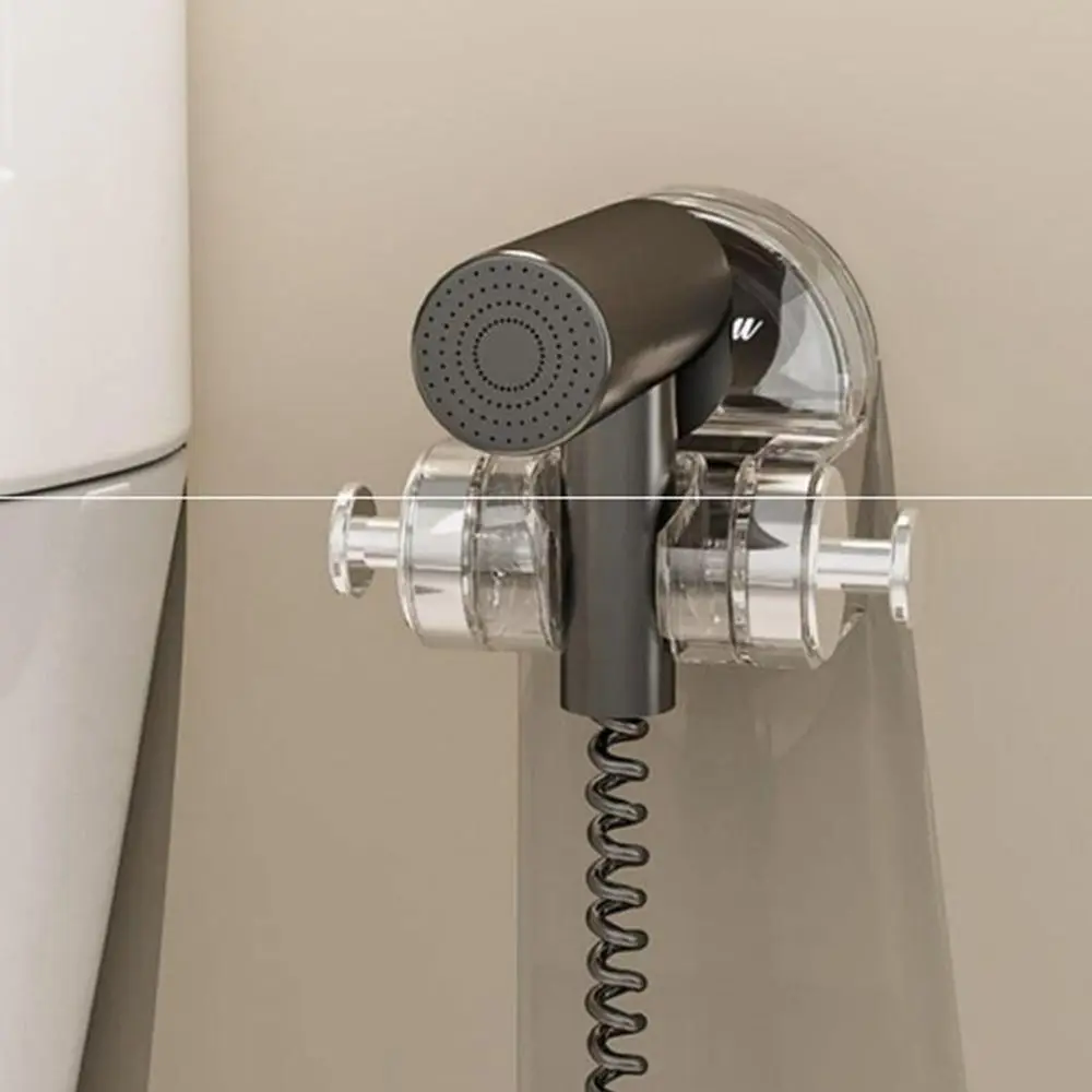 Adjustable Suction Cup Shower Rack Removable Easy to Install Shower Head Holder Wall Mount Shower Wand Holde Bathroom 3
