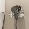 Adjustable Suction Cup Shower Rack Removable Easy to Install Shower Head Holder Wall Mount Shower Wand Holde Bathroom 3