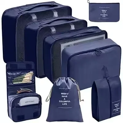 Ultimate Travel Packing Cube Set - 8-Piece Portable Luggage Organizer