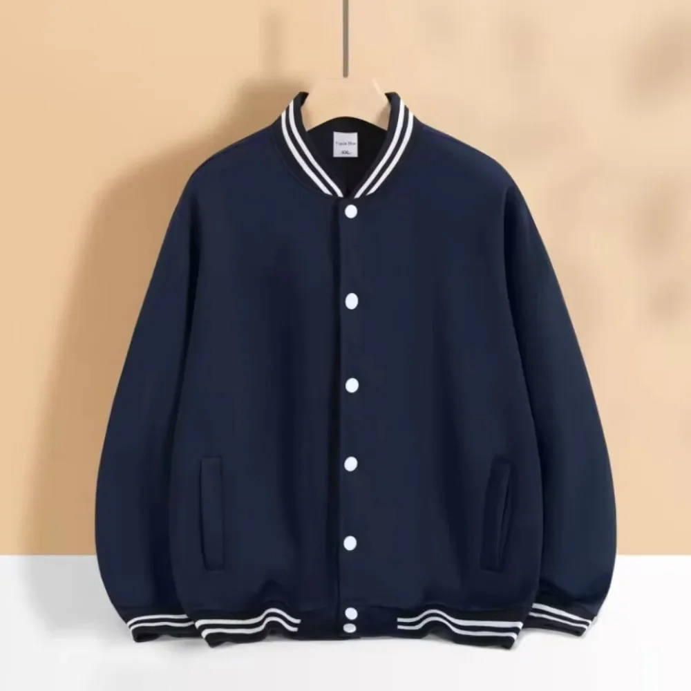 Chaquetas Blancas Hombre Béisbol Primavera 2024 Casual Blanco Abrigos