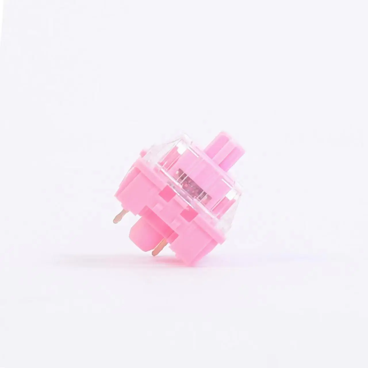 [In Stock ]KTT Rose Switch Mechanical Keyboard Content Linear 3 Pins 43g Trigger RGB Transparent Customize GK61 Anne Pro 2