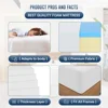 12-inch Gel Memory Foam Mattress Medium Firm Mattresses for Sleep Pressure Relief CertiPUR-US Certified Mattress in a Box, King 4