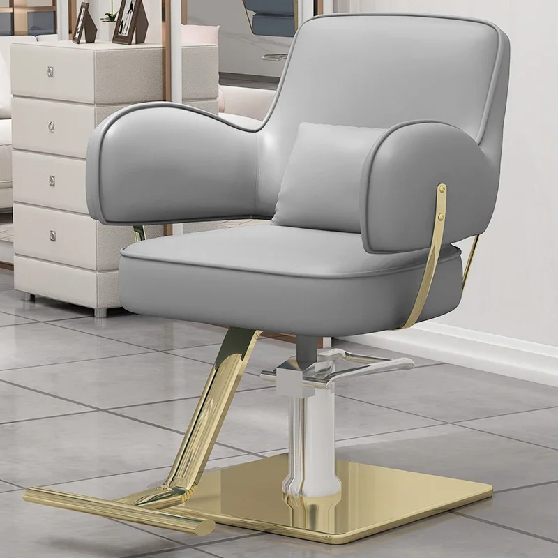 Manicure Barber Hair Salon Reclining Metal Chair
