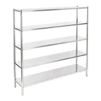 Adjustable Stainless Steel Storage Shelves 5 Tier Industrial Shelving Garage Warehouse Kitchen 1