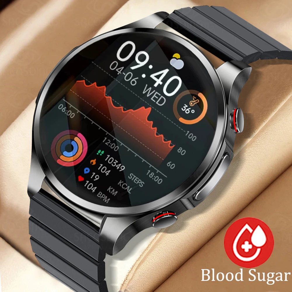 Reloj para hombre y mujer, pulsera con control de glucosa en sangre, ECG + PPG, presión temperatura corporal, rastreador Fitness, 2023 - AliExpress