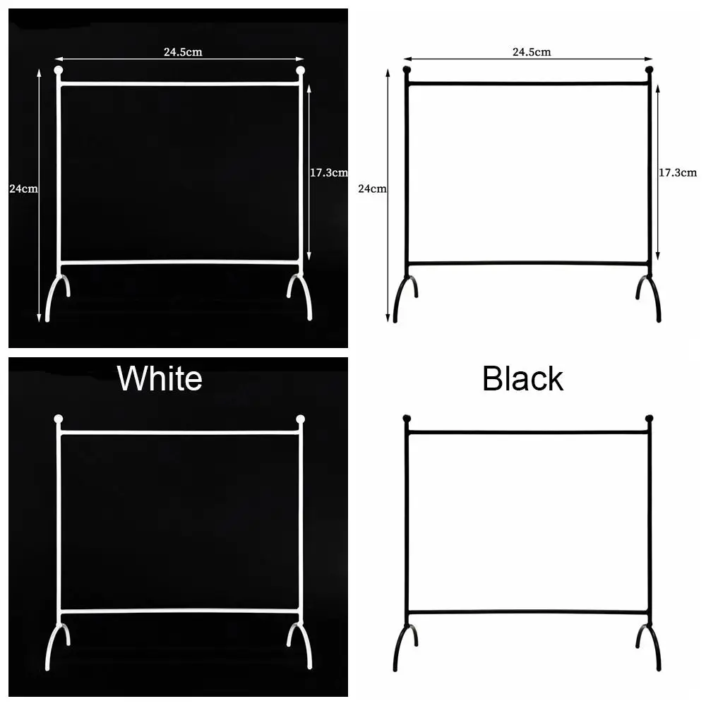 Iron Doll Clothes Rack White Black Mini Organizer