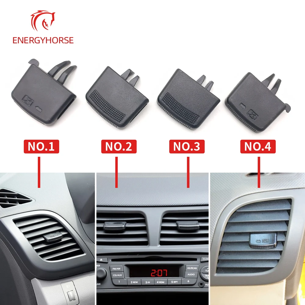 Car A/C Air Vent Grille Tab Clip Automobile Air Conditioner Outlet Repair Kit for Hyundai VERNA SOLARIS 2010-car ac vent repair kit