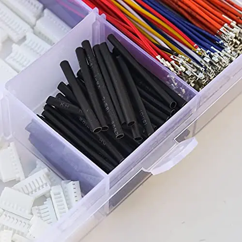 JST Connector Kit 1.0mm Pitch JST-SH 1.0 Micro Connector with Premium 28AWG Pre-Crimped Cables,SH 1.0mm (SH-Kit)