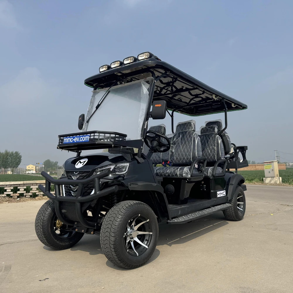 2024 New Design Club Car 4 Wheel Golf Buggy Car 72V Lithium Battery Powered Golf Carts Off Road 6 Passenger Electric Golf Cart